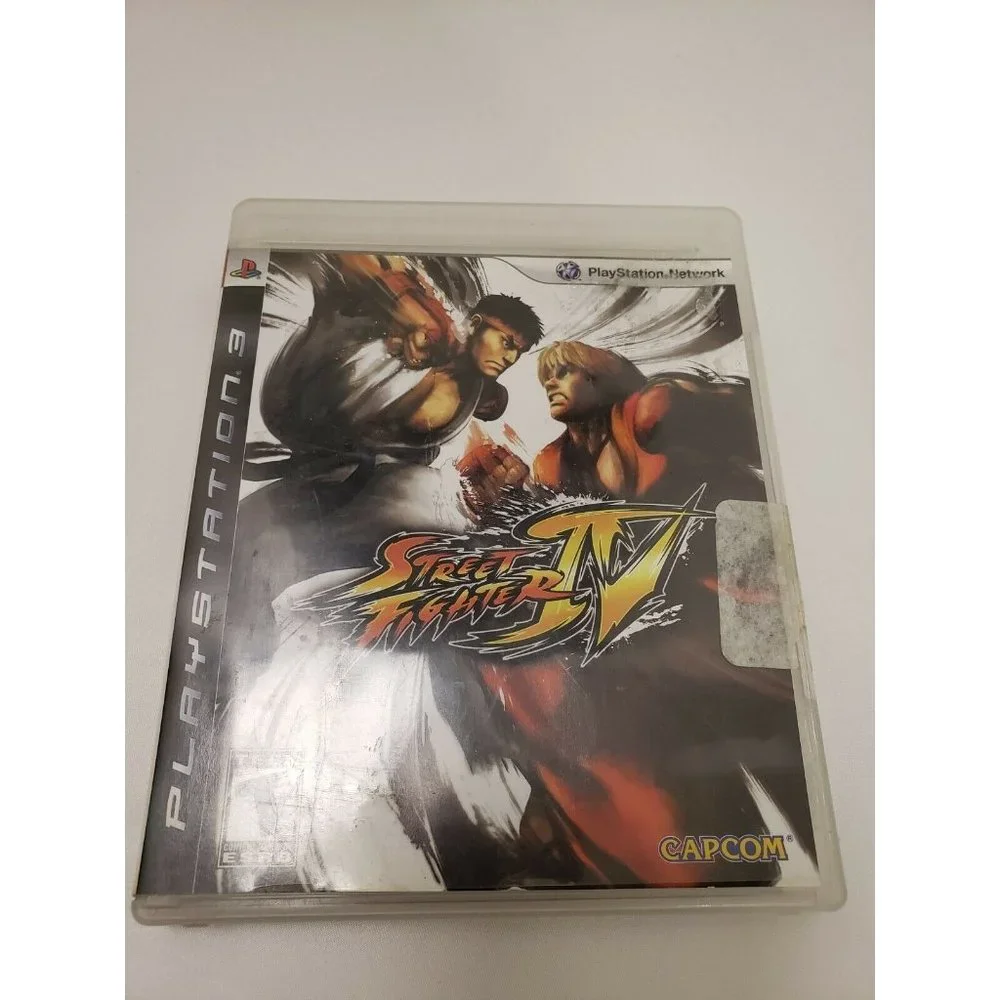 Street Fighter IV 4 (PlayStation 3 PS3 MINT Complete CIB Manual Black Label‎